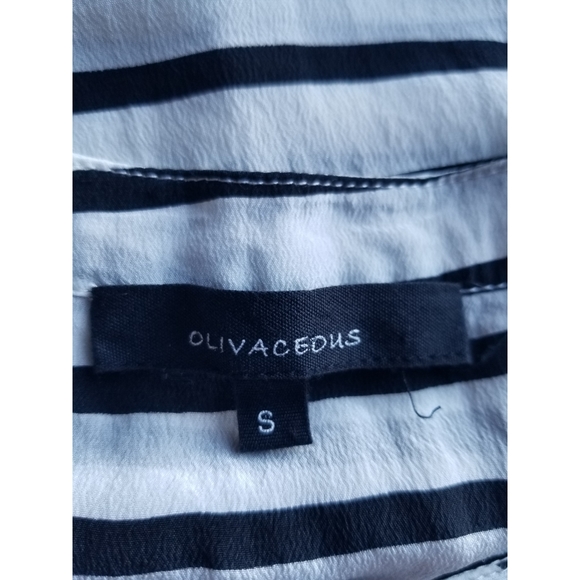 Olivaceous Striped Silk Top - Picture 5 of 6